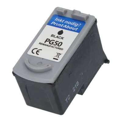 Huismerk Canon PG-50 Inktcartridge Zwart