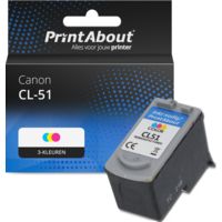 Huismerk Canon CL-51 Inktcartridge 3-kleuren Hoge capaciteit