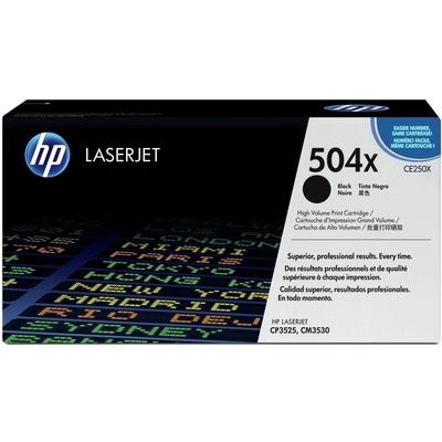 HP 504X (CE250X) Toner Zwart Hoge capaciteit