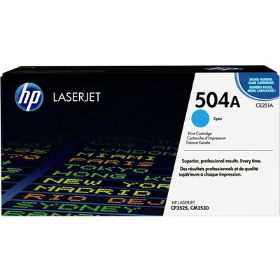 HP 504A (CE251A) Toner Cyaan