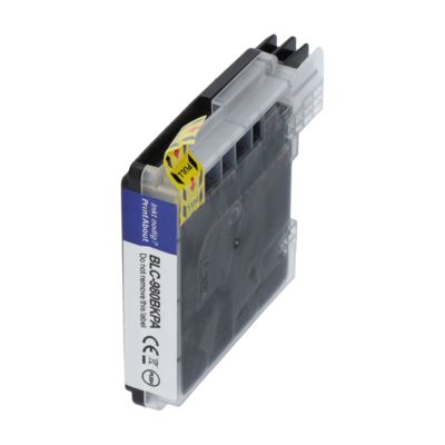 PrintAbout Huismerk vervangt Brother LC-980BK Inktcartridge Zwart