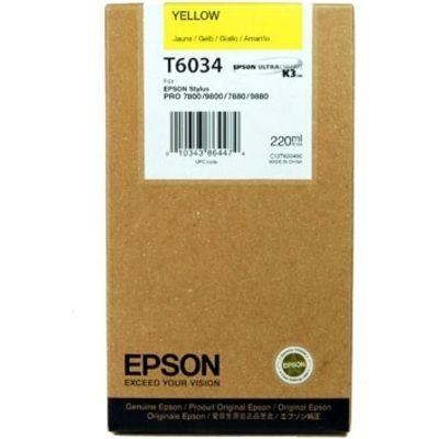 Epson T6034 - Jaune - Cartouche d'encre