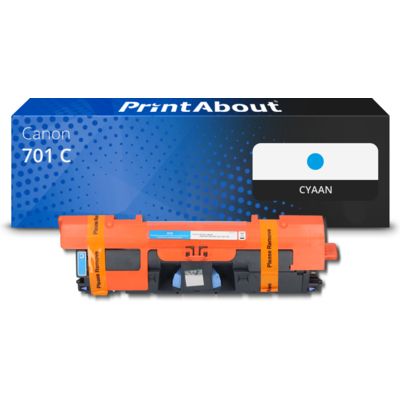 Huismerk Canon 701 C Toner Cyaan