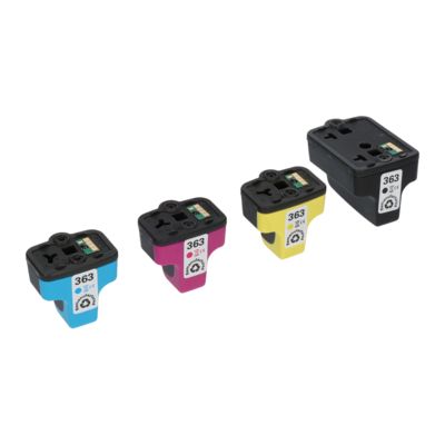 Cartouche compatible HP 363 (C8721EE) - 4 couleurs - Multipack