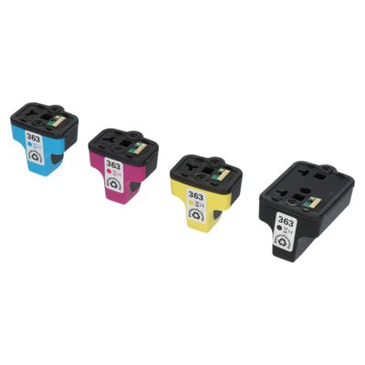 Cartouche compatible HP 363 (C8721EE) - 4 couleurs - Multipack
