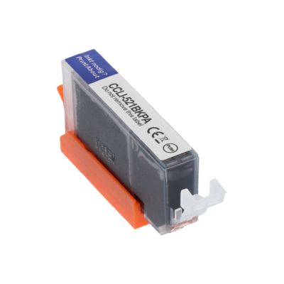 Huismerk Canon CLI-521BK Inktcartridge Zwart