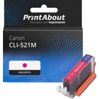 Cartouche compatible Canon CLI-521M - Magenta