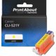 Cartouche compatible Canon CLI-521Y - Jaune