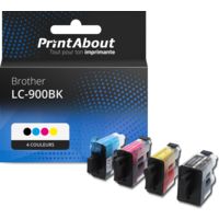 Cartouche compatible Brother LC-900BK - 4 couleurs - Multipack