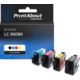 Cartouche compatible Brother LC-900BK - 4 couleurs - Multipack