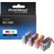 Huismerk Canon BCI-5BK Inktcartridge 4-kleuren Multipack