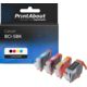 Cartouche compatible Canon BCI-5BK - 4 couleurs - Multipack
