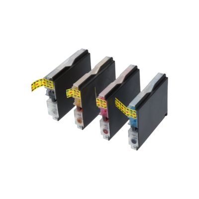 PrintAbout Huismerk vervangt Brother LC-1000VALBP Inktcartridge 4-kleuren Multipack