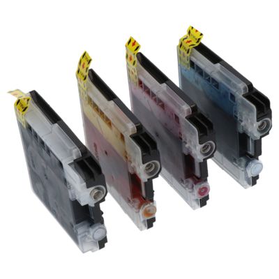PrintAbout Huismerk vervangt Brother LC-1100VALBP Inktcartridge 4-kleuren Multipack