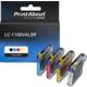 PrintAbout Huismerk vervangt Brother LC-1100VALBP Inktcartridge 4-kleuren Multipack