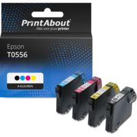 Huismerk Epson T0556 Inktcartridge 4-kleuren Multipack