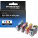 Huismerk Canon PGI-5BK 4-kleuren Inktcartridge 4-kleuren Multipack