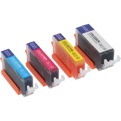 Huismerk Canon CLI-521 CMYK Inktcartridge 4-kleuren Multipack