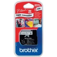 Brother MK-231BZ - (12 mm) - Noir sur blanc - Ruban