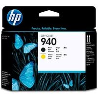 HP 940 (C4900A) - Noir + jaune - Tête d'impression