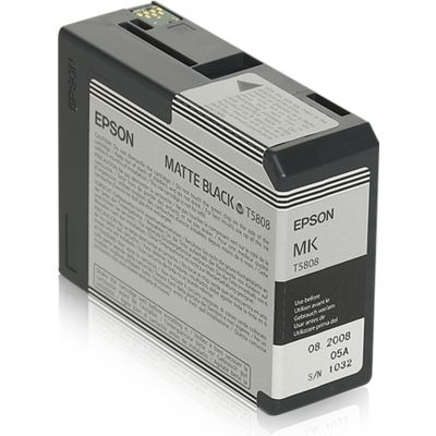 Epson T580 (C13T580800) Inktcartridge Mat-zwart
