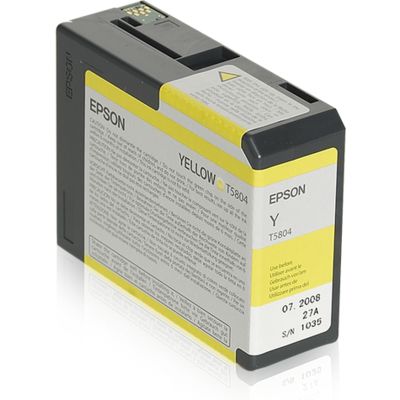 Epson T580 (C13T580400) - Jaune - Cartouche d'encre