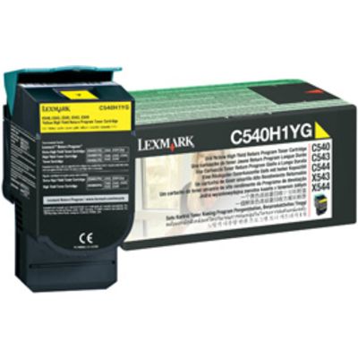 Lexmark C540H1YG Toner Geel Hoge capaciteit