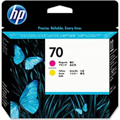 HP 70 (C9406A) - Magenta + jaune - Tête d'impression