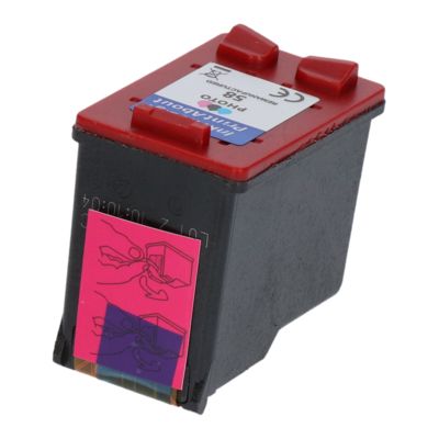 Huismerk HP 58 (C6658A) Inktcartridge Foto kleuren