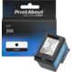 Huismerk HP 350 (CB335EE) Inktcartridge Zwart
