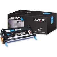 Lexmark X560H2CG Toner Cyaan Hoge capaciteit