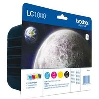 Brother LC-1000VALBP Inktcartridge 4-kleuren Multipack