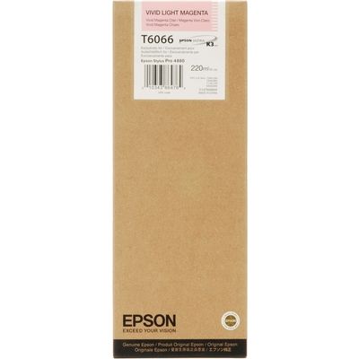 Epson T6066 (C13T606600) Cartouche d'encre magenta clair