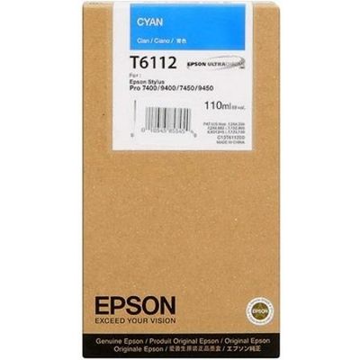 Epson T6112 (C13T611200) Inktcartridge Cyaan