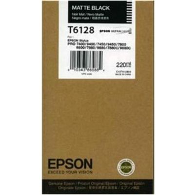 Epson T6128 (C13T612800) Cartouche d'encre noir mat