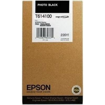 Epson T6141 (C13T614100) Inktcartridge Foto-zwart