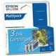 Epson T048C (T048C4010) Cartouche d'encre noir/cyan/magenta