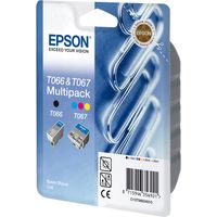 Epson T06624010 (T066 + T067) - Noir + 3 couleurs - Cartouche d'encre - Multipack