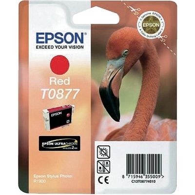 Epson T0877 (C13T08774010) Inktcartridge Rood