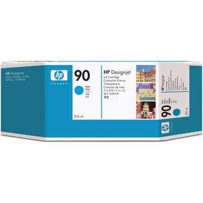 HP 90 (C5060A) - Cyan - Cartouche d'encre