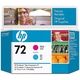 HP 72 (C9383A) - Magenta + cyan - Tête d'impression