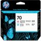 HP 70 (C9405A) - Cyan clair + magenta clair - Tête d'impression