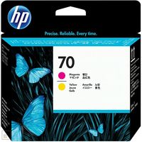 HP 70 (C9406A) - Magenta + jaune - Cartouche d'encre