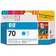 HP 70 (C9452A) - Cyan - Cartouche d'encre
