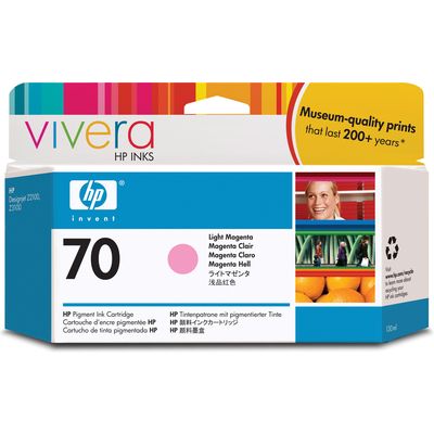 HP 70 (C9455A) - Magenta clair - Cartouche d'encre
