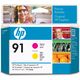 HP 91 (C9461A) - Magenta + jaune - Cartouche d'encre
