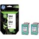 Cartouche d'encre HP 344 (C9505EE) tricolore x2 - Multipack