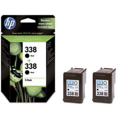 HP 338 (CB331EE) Inktcartridge 2x Zwart - Multipack