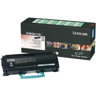 Lexmark X463A11G Toner Zwart