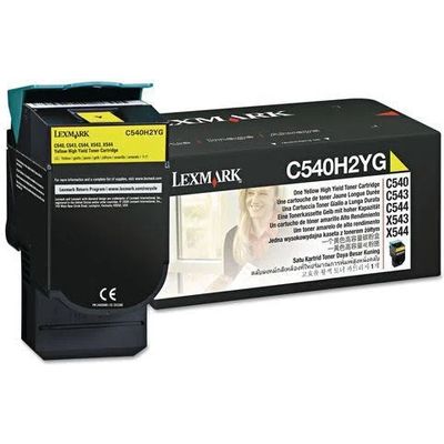 Lexmark C540H2YG Toner Geel Hoge capaciteit